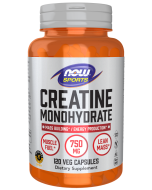 NOW Foods Creatine Monohydrate 750 mg - 120 Veg Caps