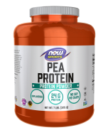 NOW Foods Pea Protein, Pure Unflavored Powder - 7 lbs.