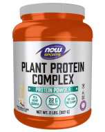 NOW Foods Plant Protein Complex, Creamy Vanilla Powder - 2 lbs.