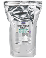 NOW Foods Whey Protein Isolate, Creamy Vanilla Powder - 10 Lbs.