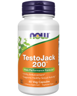 NOW Foods TestoJack 200™ Extra Strength - 60 Veg Capsules