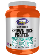 NOW Foods Sprouted Brown Rice Protein - 2 lbs.