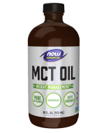 NOW Foods MCT Oil Liquid in Glass Bottle - 16 fl. oz.