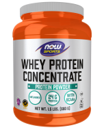 NOW Foods Whey Protein Concentrate Unflavored - 1.5 lbs.