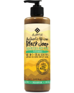 Alaffia Authentic African Black Soap, Peppermint, 16 fl. oz.