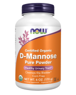 NOW Foods D-Mannose, Organic Pure Powder - 6 oz.