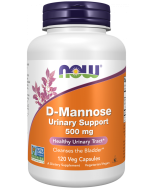 NOW Foods D-Mannose Urinary Support 500 mg - 120 Veg Capsules