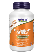 NOW Foods Probiotic-10™ 100 Billion - 60 Veg Capsules