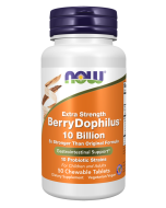 NOW Foods BerryDophilus™ Extra Strength 10 Billion - 50 Chewables