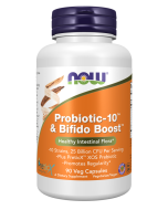 NOW Foods Probiotic-10™ & Bifido Boost™ - 90 Veg Capsules