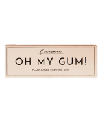 Oh My Gum Plant Based Chewing Gum Cinnamon - Front view