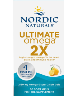 Nordic Naturals Ultimate Omega Lemon, 60 softgels