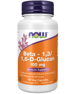 NOW Foods Beta 1,3/1,6- D -Glucan 100 mg - 90 Veg Capsules