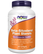 NOW Foods Beta-Sitosterol Plant Sterols - 180 Softgels