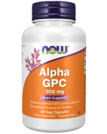 NOW Foods Alpha GPC 300 mg - 60 Veg Capsules
