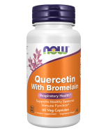 NOW Foods Quercetin with Bromelain - 60 Veg Capsules