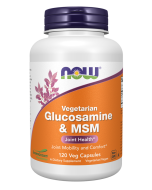 NOW Foods Glucosamine & MSM (Vegetarian) - 120 Veg Capsules