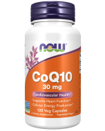 NOW Foods CoQ10 30 mg - 120 Veg Capsules