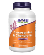 NOW Foods Glucosamine & Chondroitin with Trace Minerals - 120 Veg Capsules