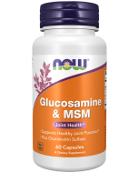 NOW Foods Glucosamine & MSM - 60 Veg Capsules