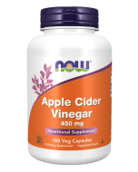 NOW Foods Apple Cider Vinegar 450 mg - 180 Veg Capsules