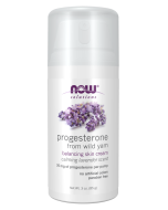 NOW Foods Progesterone from Wild Yam with Lavender Balancing Skin Cream – 3 oz.