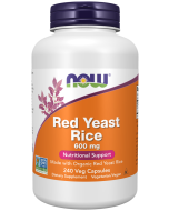 NOW Foods Red Yeast Rice 600 mg - 240 Veg Capsules