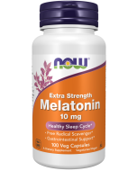 NOW Foods Melatonin, Extra Strength 10 mg - 100 Veg Capsules