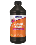 NOW Foods Liquid Multi, Tropical Orange Flavor - 16 fl. oz.