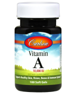 Carlson Vitamin A 10000IU, 250 softgel