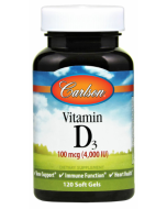 Carlson Vitamin D3 4000IU, 120 softgels