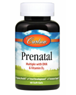 Carlson Prenatal Multi with DHA, 60 Softgels