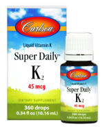 Carlson Super Daily K2 45mcg, 10.16ML