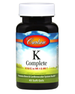 Carlson K Complete, 45 softgels
