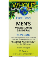 Natural Factors Whole Earth & Sea, Men's Multivitamin & Mineral, 60 Tablets