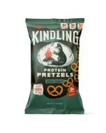 Kindling Snacks Protein Pretzel Sea Salt - Front view