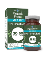 Vital Planet Organic Flora Men’s Daily Probiotic - Front view