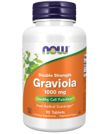 NOW Foods Graviola 1000 mg, Double Strength - 90 Tablets