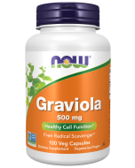 NOW Foods Graviola 500 mg - 100 Veg Capsules