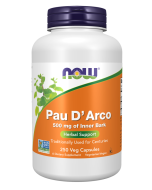 NOW Foods Pau D' Arco 500 mg - 250 Veg Capsules