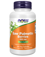NOW Foods Saw Palmetto Berries 550 mg - 100 Veg Capsules