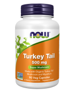 NOW Foods Turkey Tail 500 mg - 90 Veg Capsules