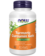 NOW Foods Turmeric Curcumin Gels - 60 Softgels