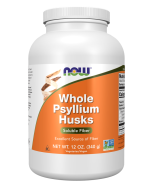 NOW Foods Psyllium Husks, Whole - 12 oz