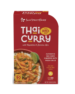 Silo StreetFood Thai Red Curry with Vegetables and Jasmine Rice - Front view