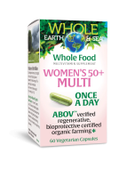 Natural Factors Women’s 50+ Once A Day Multivitamin & Mineral, 60 Vegetarian Capsules - Front view