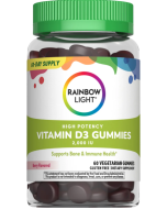 Rainbow Light Sunny Gummies Vitamin D3 2,000 IU, 60 Gummies