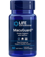 Life Extension MacuGuard Ocular Support with Saffron, 60 Softgels