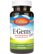 Carlson E-Gems Elite 400IU, 60 softgels