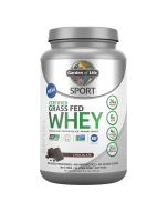 Garden of Life SPORT Certified Grass Fed Whey, Chocolate Flavor, 23.7 oz.